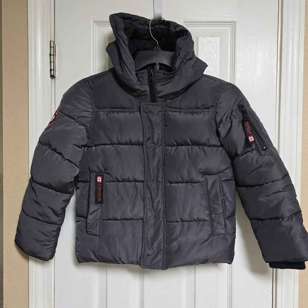 Canada Weather Gear Boys Snap-Up Full-Zip Jacket Size 7